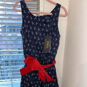BRAND NEW Polo Ralph Lauren WITH TAGS Nautical Pattern, Size 5 Girl Dress